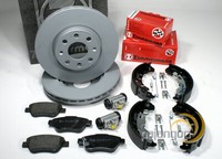 Zimmermann Bremsscheiben BeläGe Bremsbacken Set Vorne + Hinten FüR Opel Corsa D