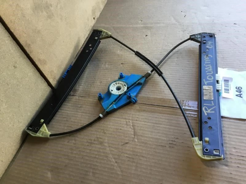 2004 VOLKSWAGEN TOUAREG REAR LEFT DRIVER SIDE DOOR POWER WINDOW REGULATOR OEM+ - Image 3 of 4