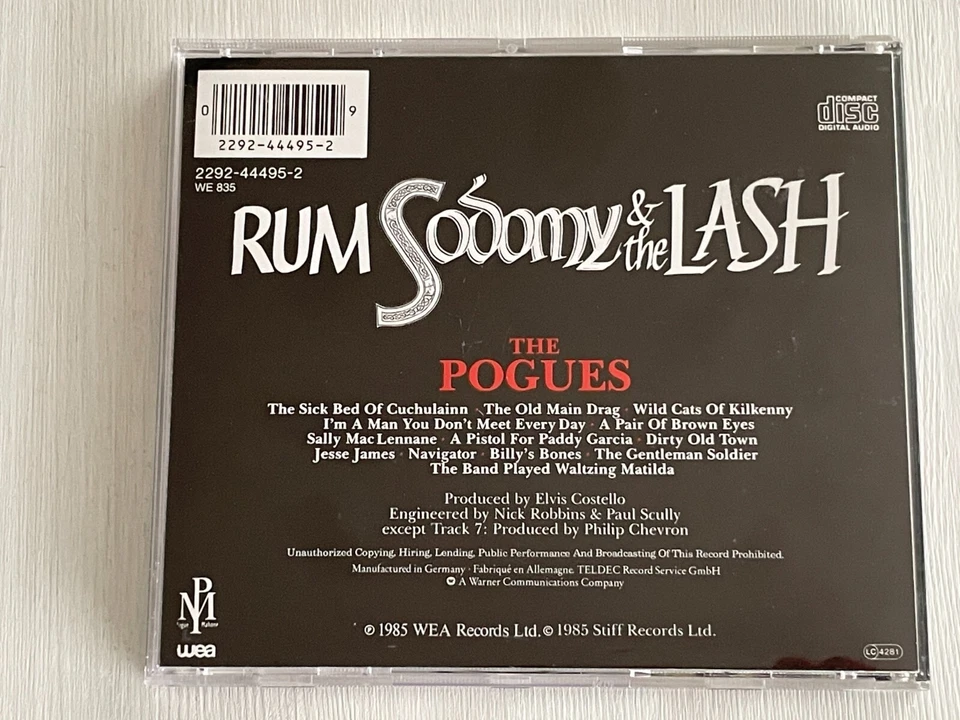 The Pogues: Rum Sodomy & The Lash (CD 1985) - Bild 2 von 3