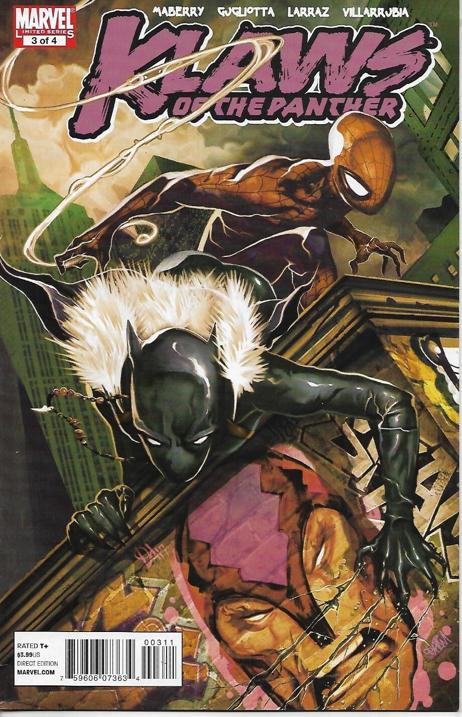 KLAWS OF THE PANTHER (2010) #3 (Of 4) - Back Issue (S)