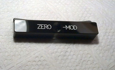 Zero-Mod PB1 Black Thumb Rest / Tug Bar for FENDER PRECISION BASS -No New Holes!