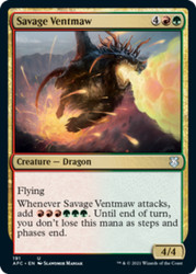 Savage Ventmaw #191 Commander: Adventures in the Forgotten Realms MTG