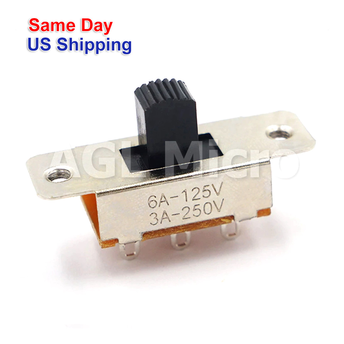 5X DPDT Slide Switch 6A@125V AC Replacement for Philmore 30-9182