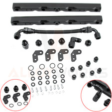 8AN Fuel Rail Kit For Chevy Truck Manifold 6.2L L92 L99 NBSS LS3 Square Port
