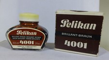 Pelikan Brilliant Brown Ink 4001 Vintage W. Germany MIP for Fountain Pen