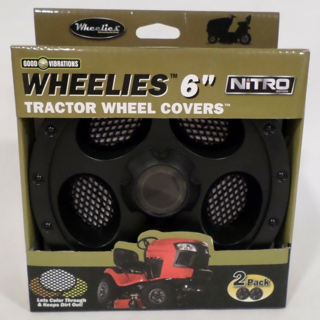 2pk Good Vibrations Wheelies NITRO Series Riding Lawn Mower Tractor