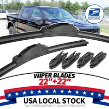 For 2009-2021 Dodge Ram 1500 Pickup OEM Front Windshield Wiper Blades 22"&22"