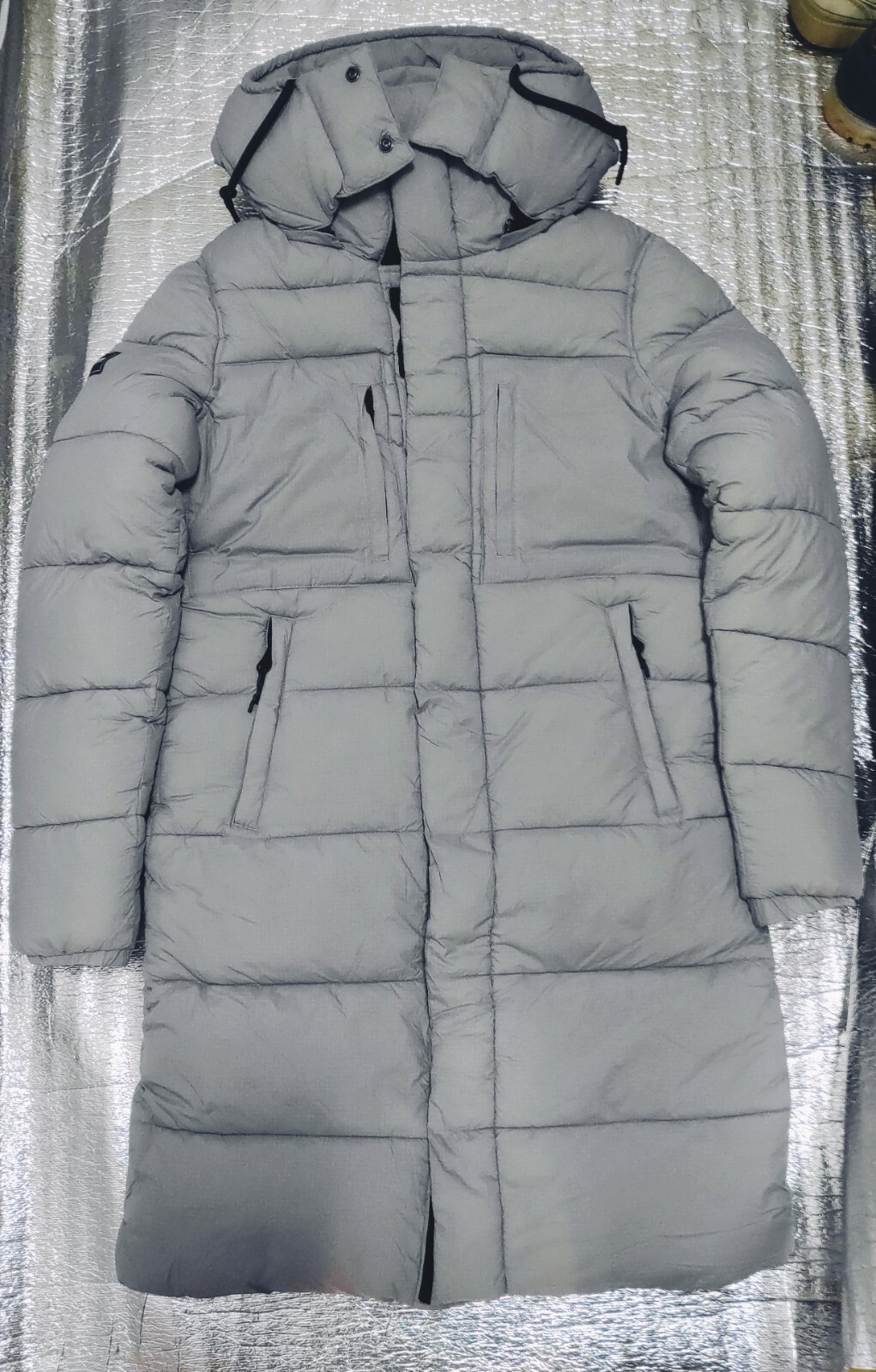 Superdry Touchline Padded Longline Coat 