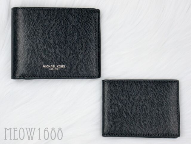 michael kors mens leather wallet