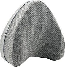 Gray Replacement Cover for Contour Leg Knee Pillow - Comfort and Support