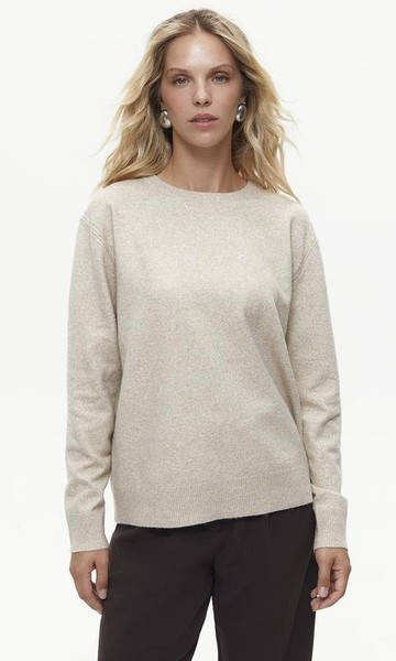 Women Brax Sweater Beige Wool 38 / M / 46