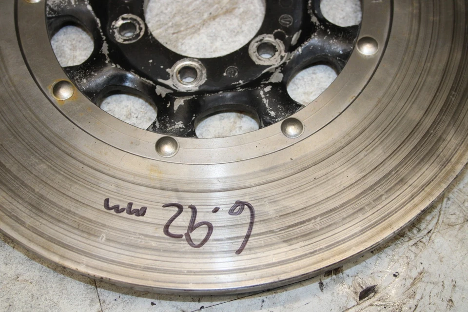 Honda CB750K 750 1976 cuatro rotor de disco de freno delantero E15-2577 ABT Foto 2 de 4