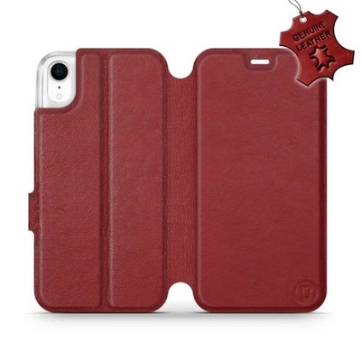 Handyhülle für iPhone Xr Mobiwear Case Cover Schutzhülle Etui Hülle Dunkelrot