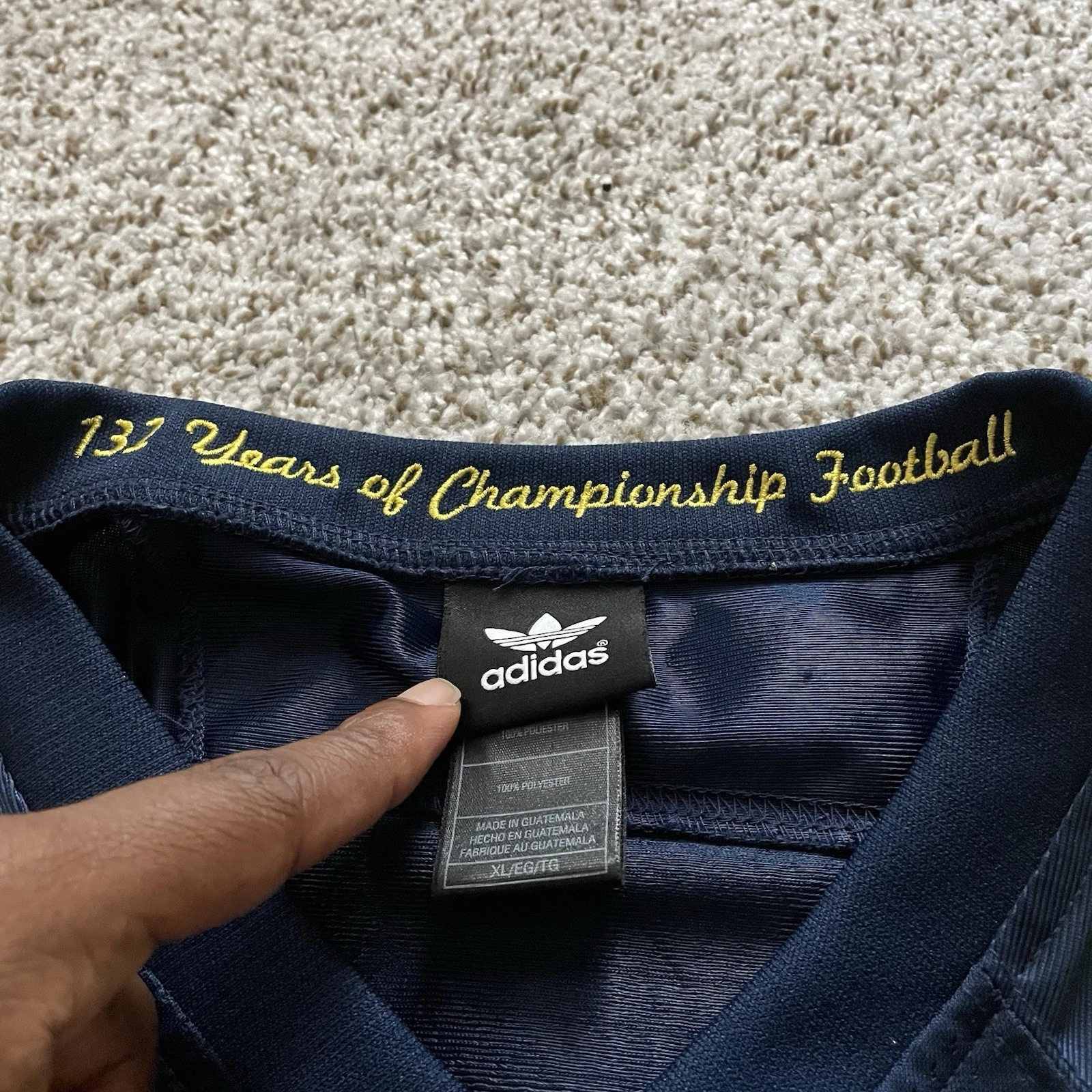 RARE Adidas Michigan Wolverines #16 132 Year Championship Football Jersey | XL - product detail image 5