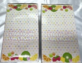 SEGA Neon Genesis Evangelion Fruits Punch Rei Asuka Figure Set Anime unused