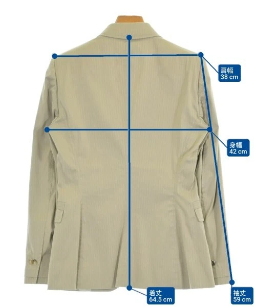 Gucci giacca sartoriale 38 x righe bianche r4_0714