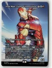 MTG Iron Man, Titan of Innovation (Borderless) Marvel Eternal Lgl 91 Regular NM
