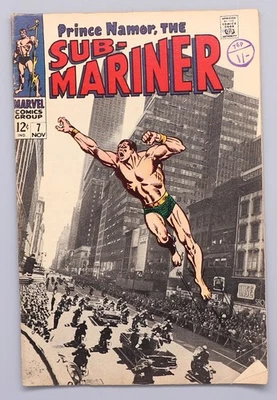 Prince Namor the Sub-Mariner #7 Superhelden Comic Heft Marvel englisch 1968 - Bild 1 von 4