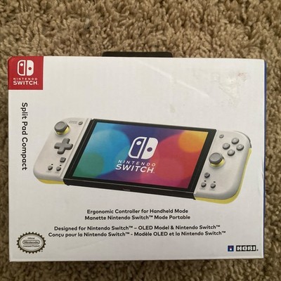 Switch Accessory: Controller - HORI Split Pad Compact - Gray/yellow New