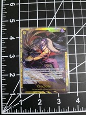 Crocodile OP14-120 SEC Gold Foil One Piece The Azure Sea’s Seven NM/M