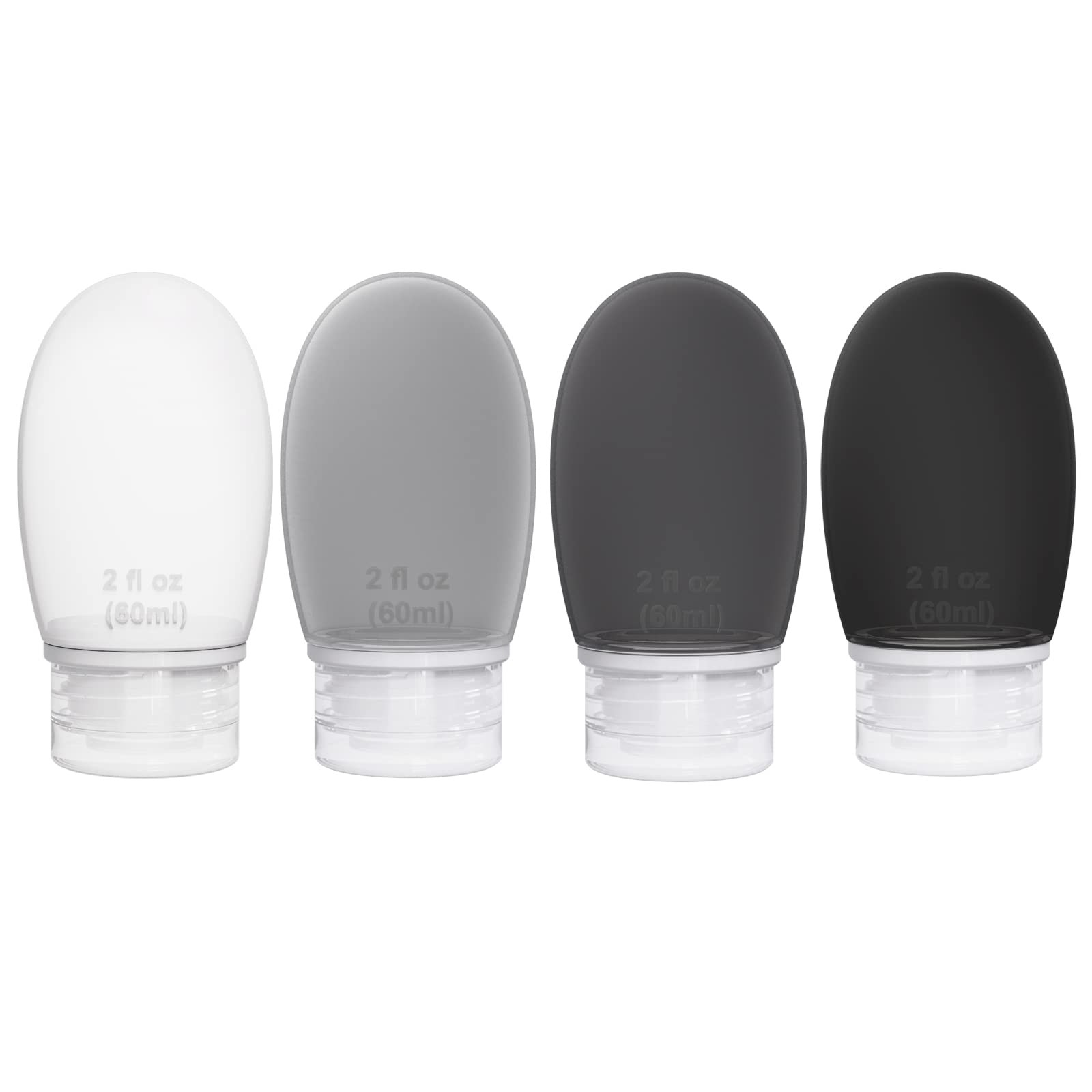 For Toiletries Tsa Approved 60ml/2oz, Gray/2oz