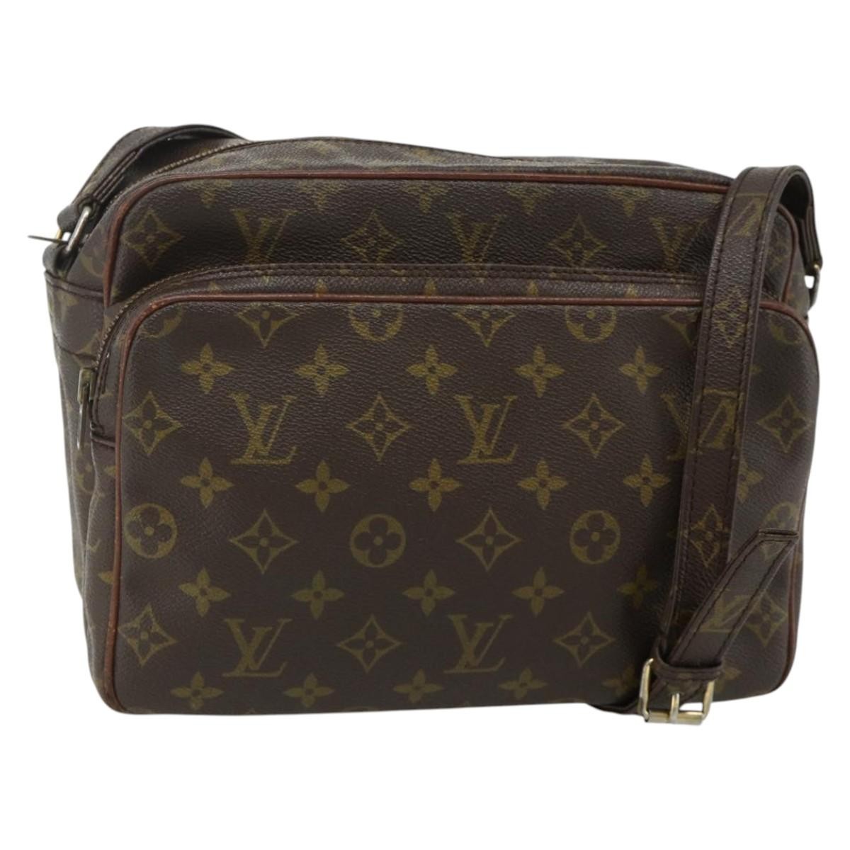 LOUIS VUITTON Monogram Nile Shoulder Bag M45244 LV Auth 176356 | eBay