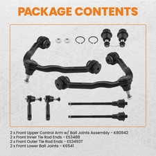 Front Suspension Upper Control Arms Tie Rods For 2001 2002 2003-2006 Chevy Tahoe Front Suspension Upper Control Arms Tie Rods For 2001 2002 2003-2006 Chevy Tahoe
