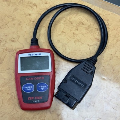 CEN-TECH CAN OBD2 Scanner Automotive Engine Fault Code Reader Item 98568