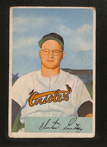 Clint Courtney #69 1954 Bowman card