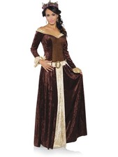 Women's Renaissance Lady Medieval Princess Queen Costume X-Small 0-2