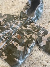 Carhartt Camo Quilted Lining Jacket Coat Baby Size 6 Months Furry Warm Hunting