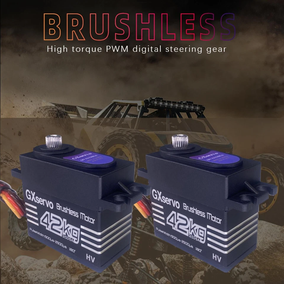 42KG 180° High Torque Metal Gear Steering Digital Servo Motor for RC Car Model - Image 4 of 4