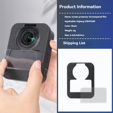 For DJI OSMO 360 Camera Tempered Glass Film Applicator Screen Protector Film Set