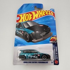 Hot Wheels 2026 Case F Honda Civic Custom Green JDM - Long Card 159 Drag Racer