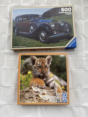 2 x Puzzle 500 Tl. Ravensburger, Schmid