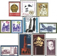 DDR 1688,1690,1699-1707 (édition complète) oblitéré 1971 timbres spéciaux