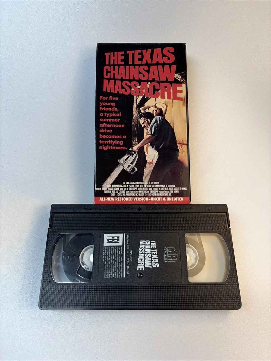 The Texas Chainsaw Massacre VHS Tapes for sale - eBay