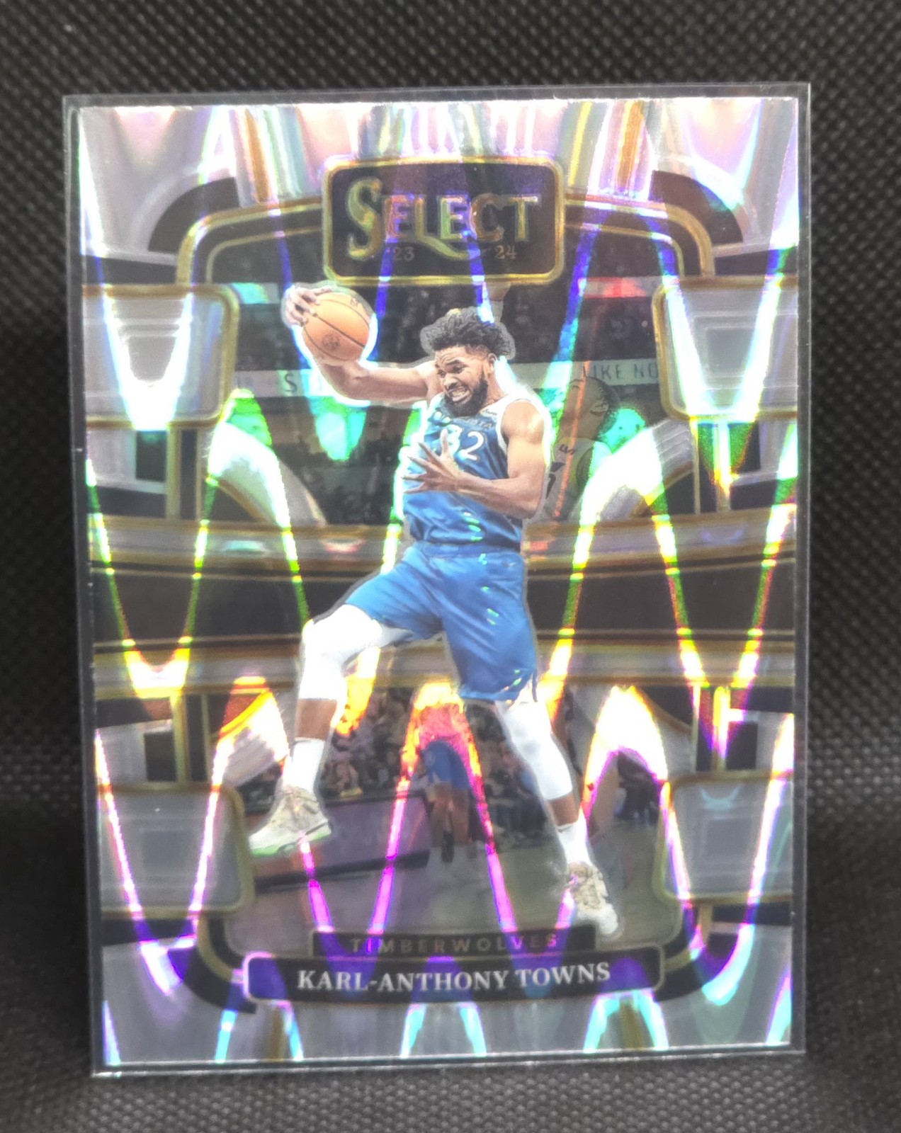 2023-24 Panini Select #5 Karl-Anthony Towns Tectonic Prizms