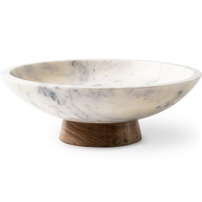 Cork & Mill Cork Mill Marble Decorative Bowl For Home Decor - Handcrafted