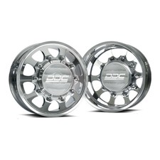 20x7.75 Ddc The Shield Polished Forddodge Dually Wheels 10x225 Set Of 6 20x7.75 Ddc The Shield Polished Forddodge Dually Wheels 10x225 Set Of 6