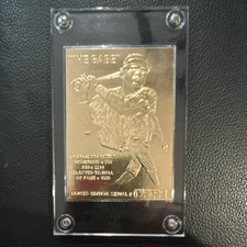 Danbury Mint THE BABE Babe Ruth New York Yankees Metal Card Serial #057/571