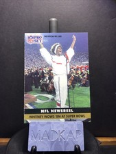 1991 Pro Set - NFL Newsreel Whitney Houston #350