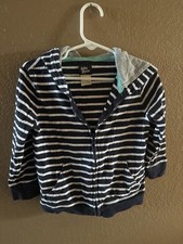 OSHKOSH B'GOSH NAVY HOODIE CHILD INFANT TODDLER SZ 2T FULL FRONT ZIP