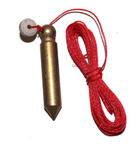 Stary murarz - lot sznurkowy - wahadło - dł. 6,5cm - 51 gramów (#3070)