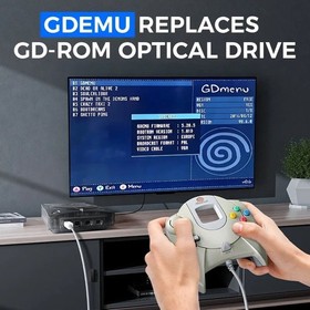GDEMU V5.20.5 Optical Drive Emulator Board Card Mount Kit For Dreamcast VA1 Box