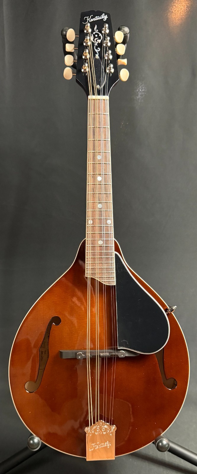 Kentucky KM-256 Artist Deluxe A-Style Mandolin Transparent Brown w/ Gig Bag
