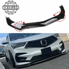 Gloss Front Bumper Lip Splitter Spoiler Diffuser For Acura TLX ILX RLX Integra