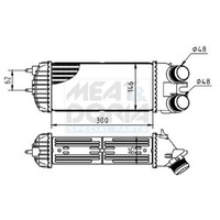Meat & Doria LadeluftküHler LLK FüR CitroëN Berlingo 1.6 Hdi 90 Xsara Picasso MF