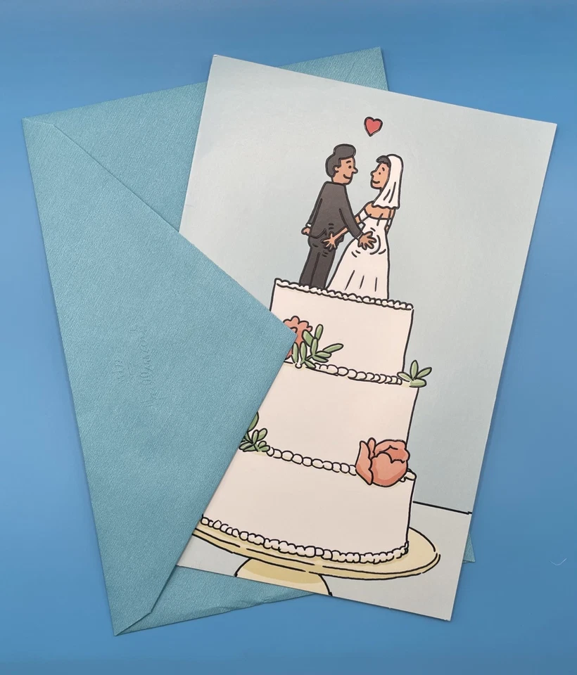 Greeting Card Congrats on Wedding Wishing You All the Happiness Hands On Funny - Image 4 of 4