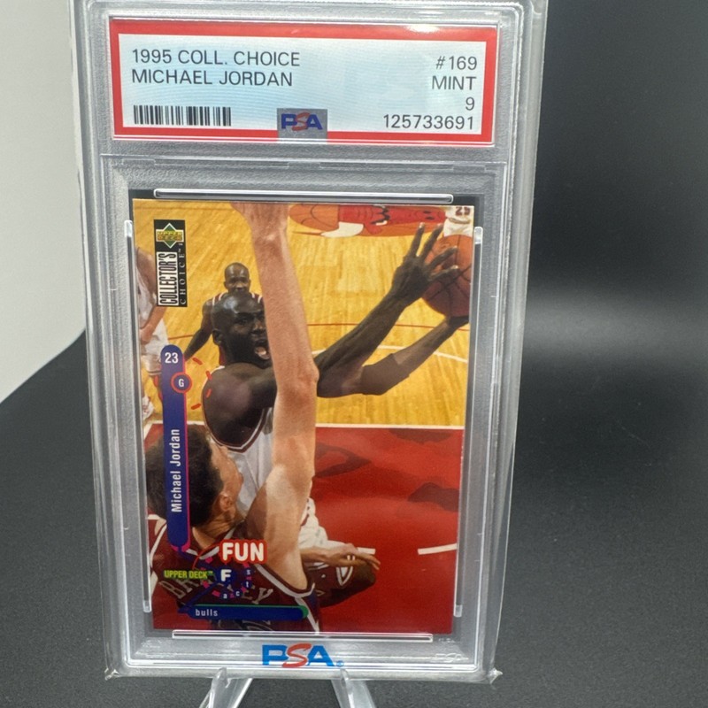 1995-96 Upper Deck Collector's Choice - Fun Facts Michael Jordan #169 PSA 9